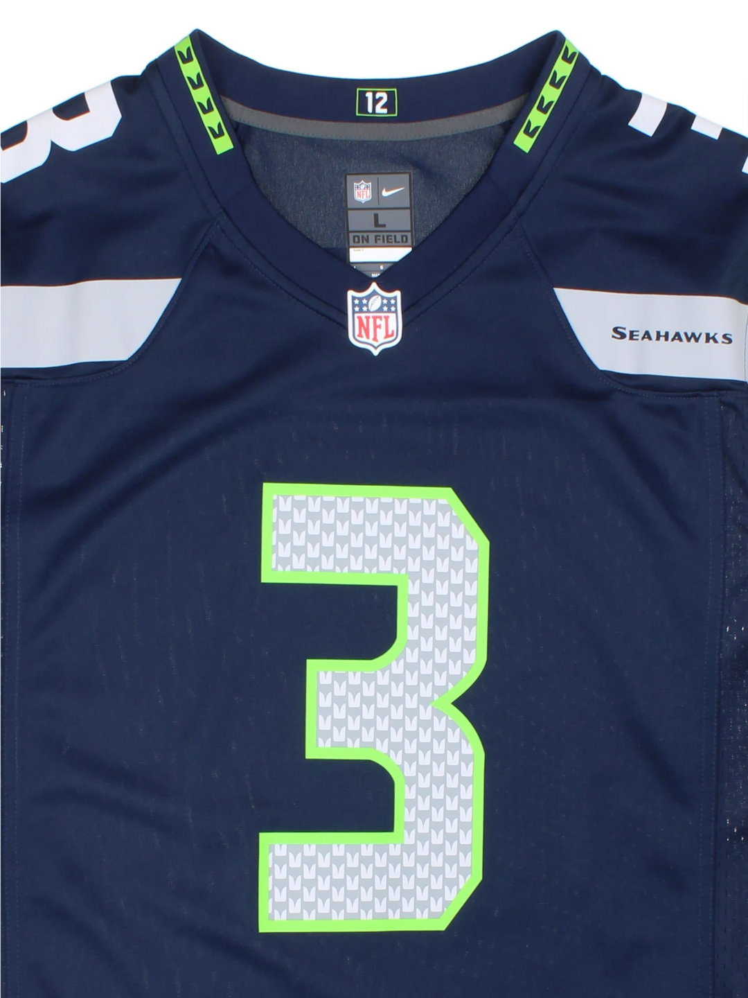 Seattle Seahawks Wilson #3 Nike NFL Jersey (Size L)