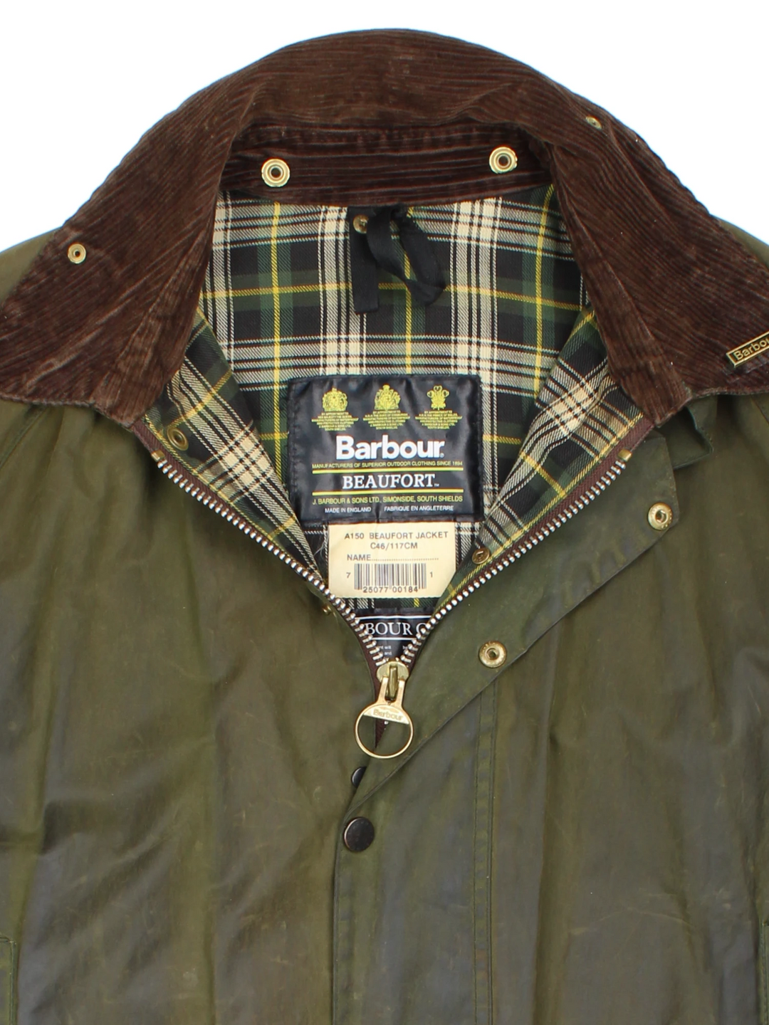 Barbour Beaufort Wax Jacket (Size XL)