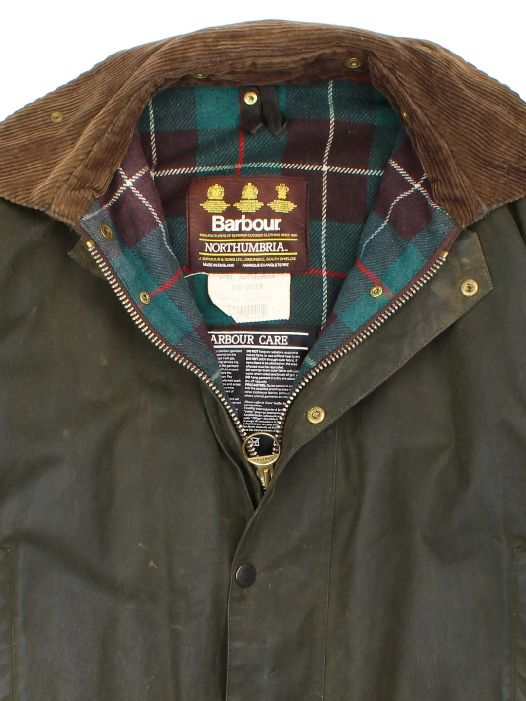 Barbour Northumbria Wax Jacket (Size L)