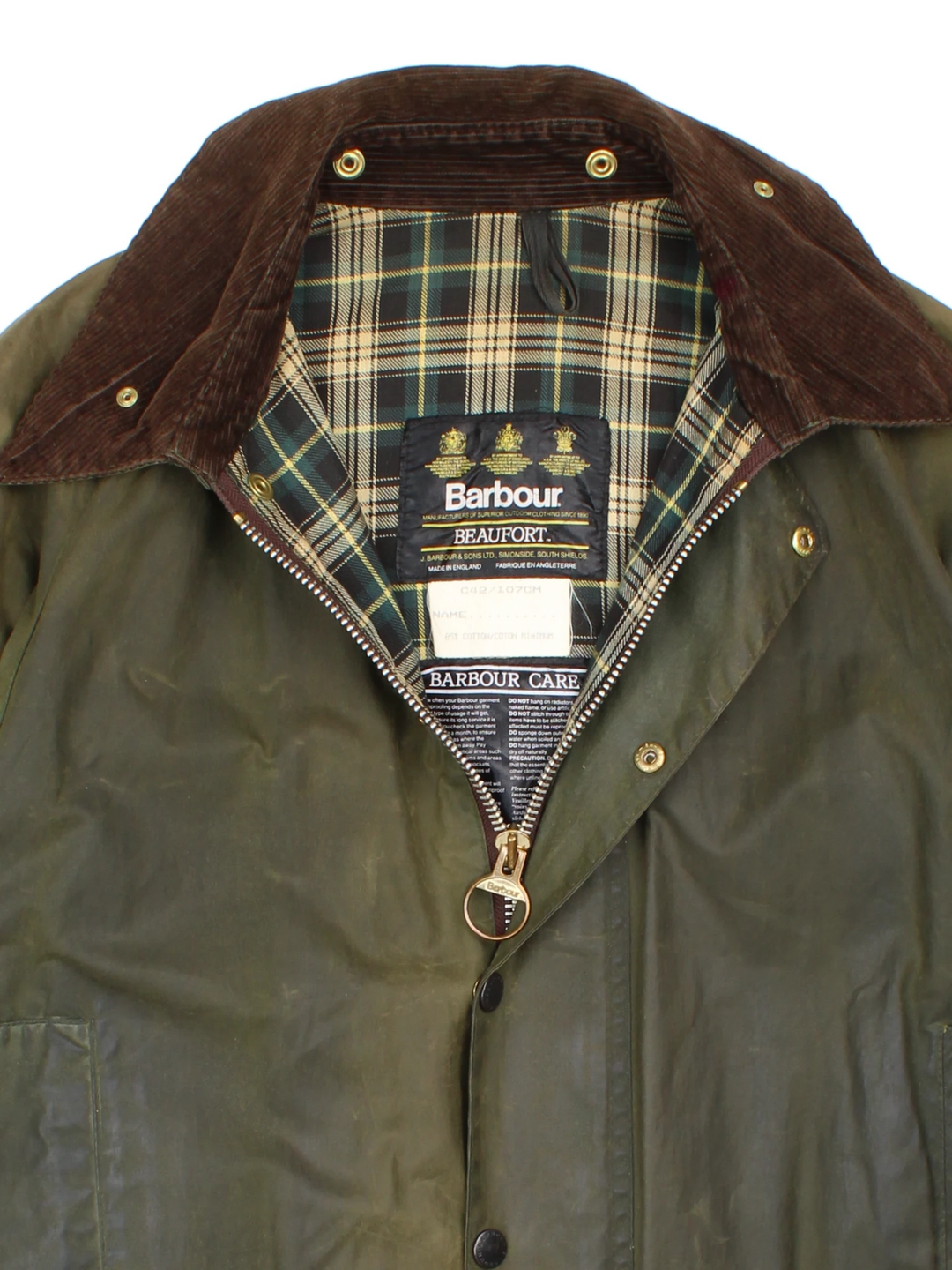 Barbour Beaufort Wax Jacket (Size L)
