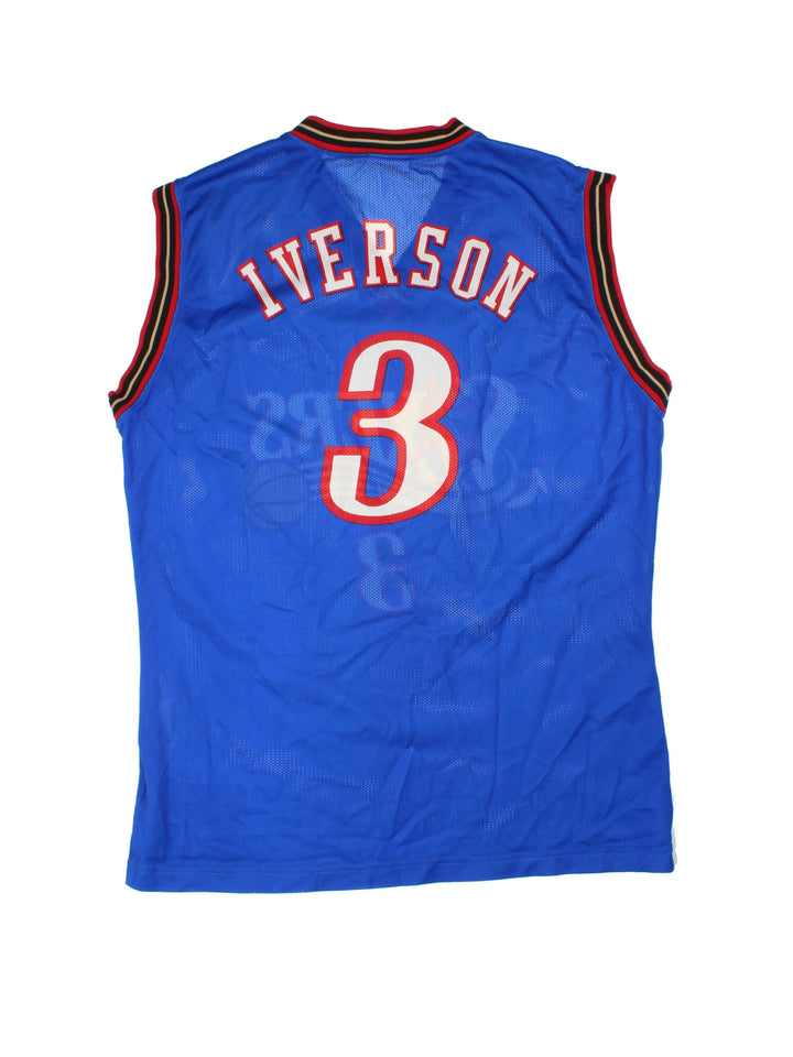 Philadelphia Sixers Iverson #3 NBA Champion Jersey (Size L)