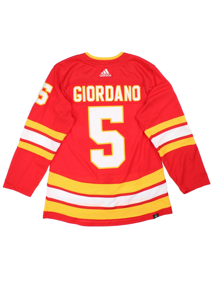 Calgary Flames Giordano #5 Adidas NHL Jersey (Size XXL)
