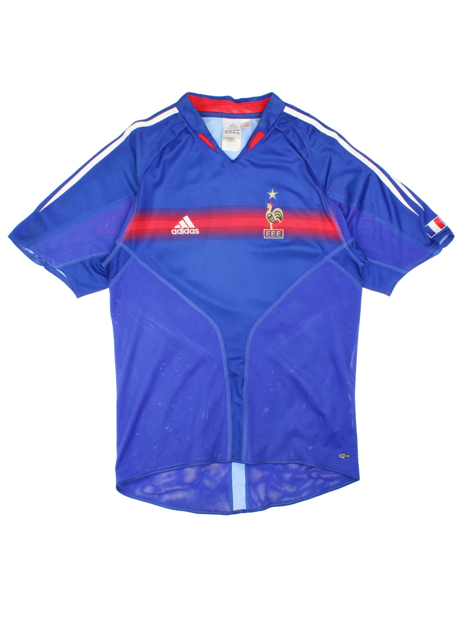 04-06 Adidas France National Football Home Shirt (Size XS