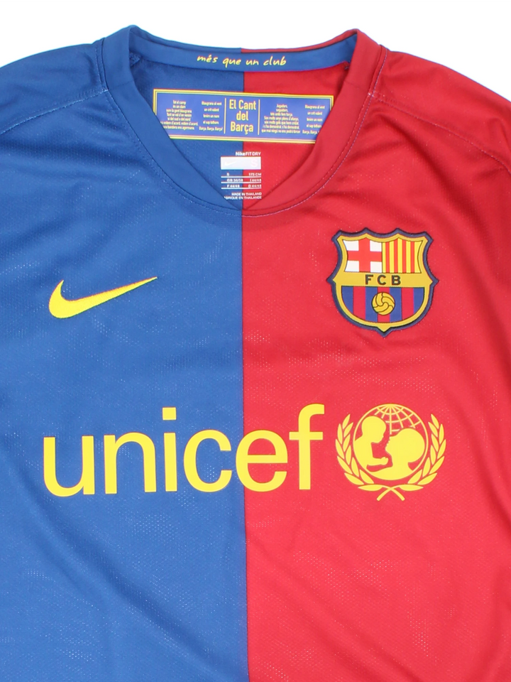 Barcelona 2008-09 Nike Home Football Shirt (Size S)