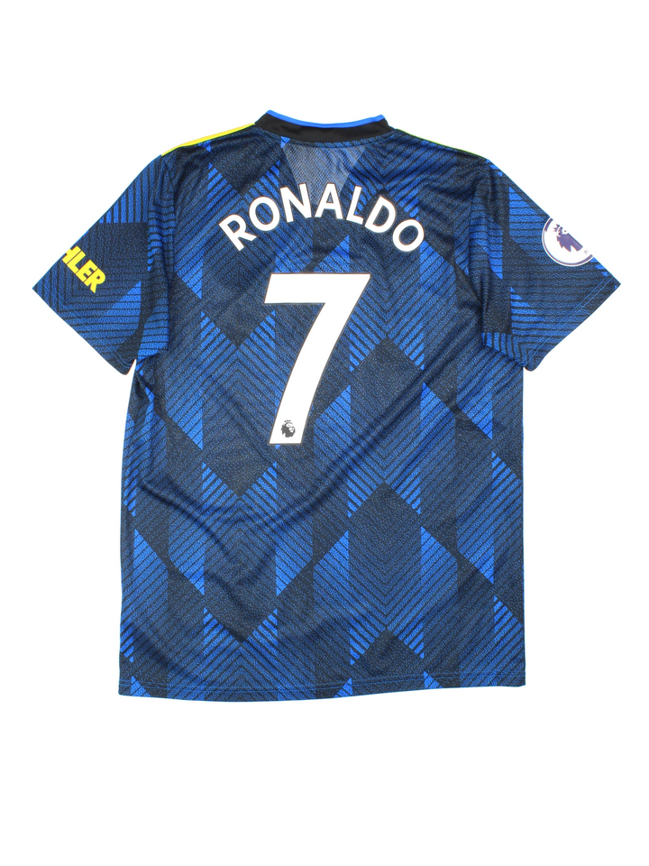 Manchester United 2021-22 Ronaldo #7 Adidas Third Football Shirt (Size L)