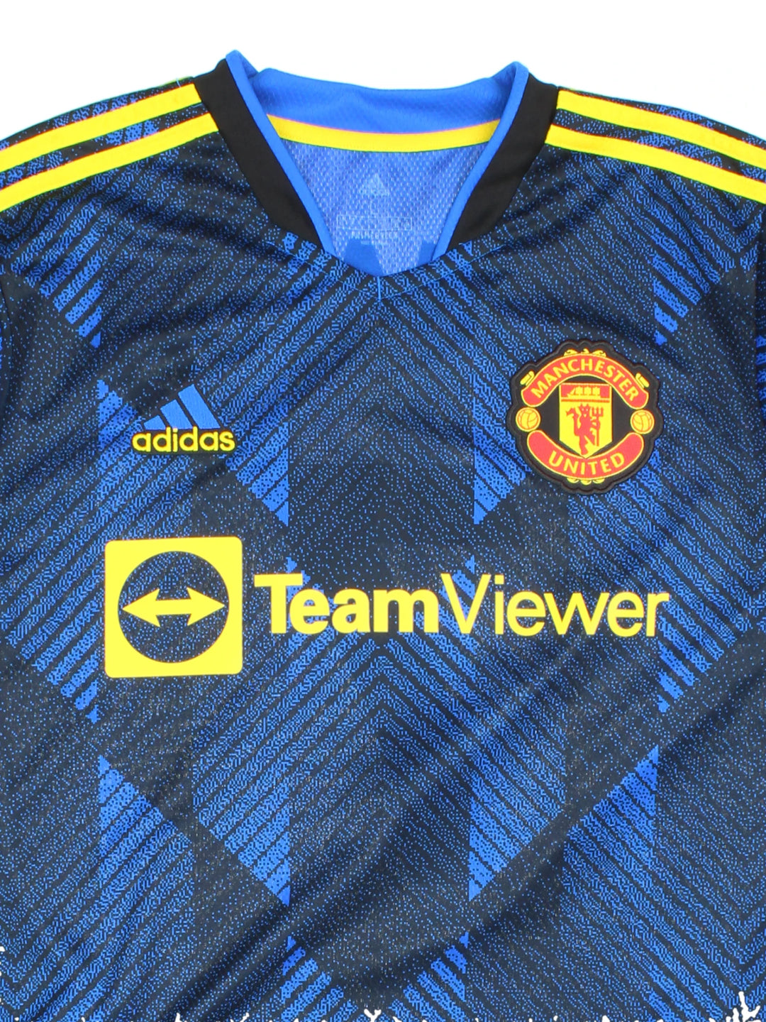 Manchester United 2021-22 Ronaldo #7 Adidas Third Football Shirt (Size L)