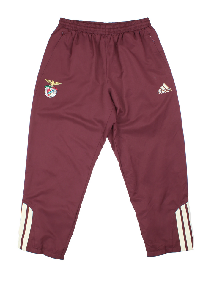 Benfica Adidas Football Tracksuit Bottoms (Size S)