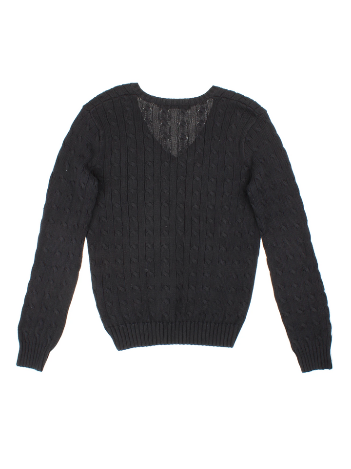 Ralph Lauren V Neck Knit Jumper (Size L)
