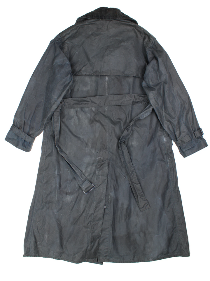 Barbour Waxed Trench Coat (Size L)