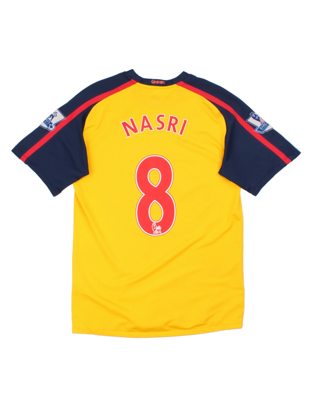 Arsenal 2008-09 Nasri #8 Away Football Shirt (Size S)