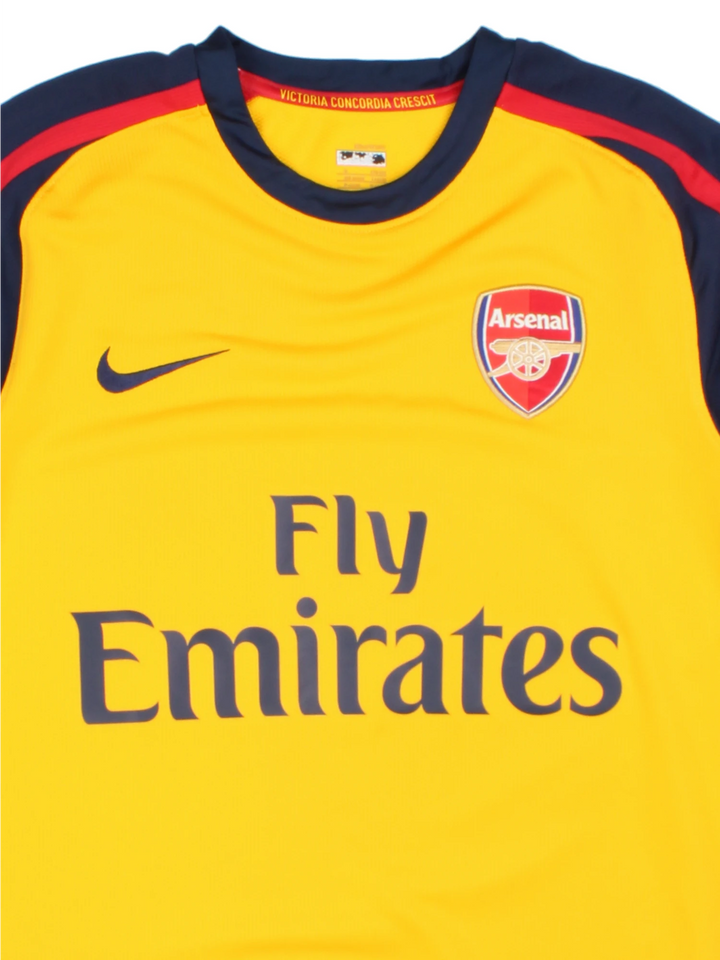 Arsenal 2008-09 Nasri #8 Away Football Shirt (Size S)