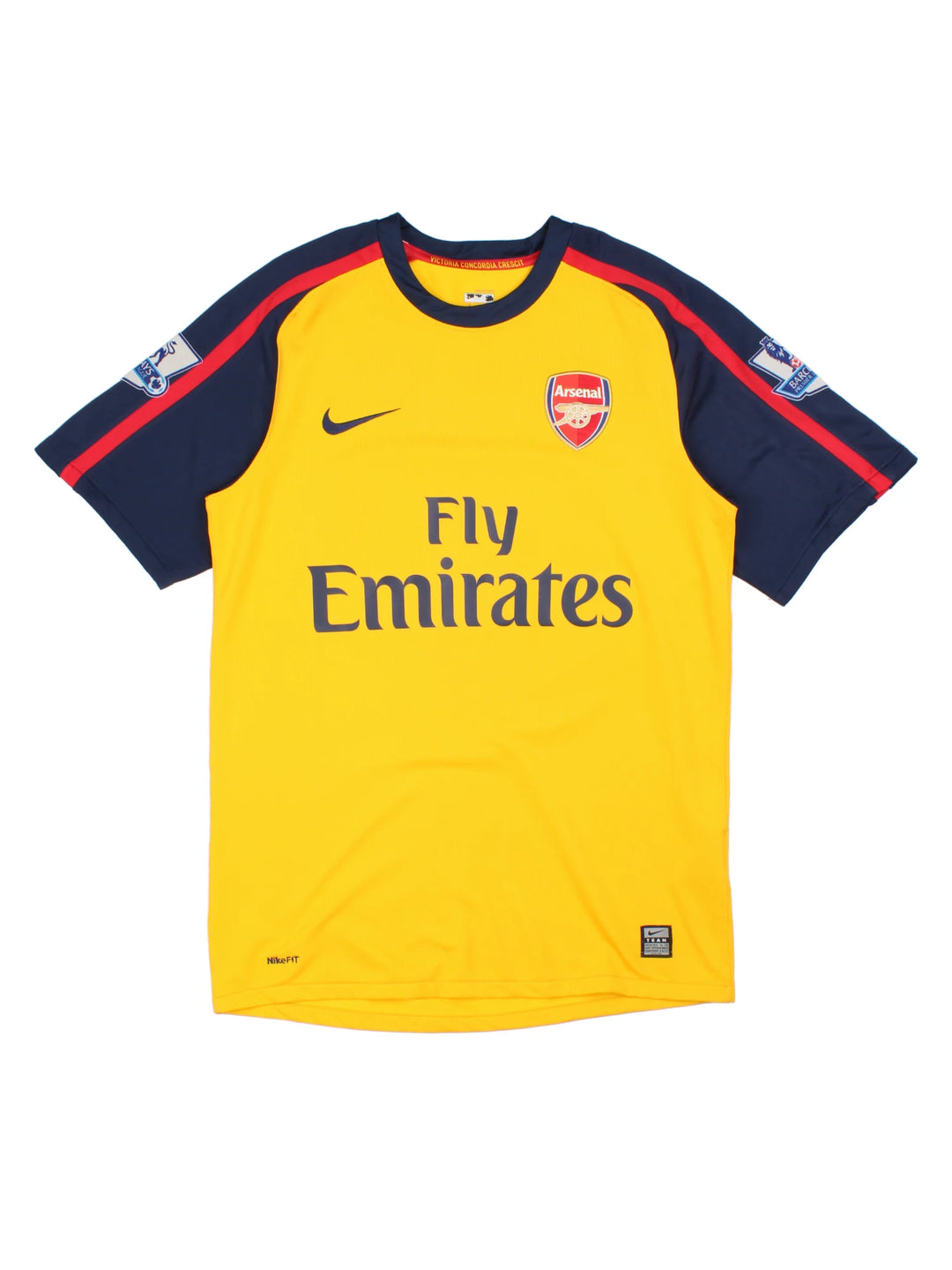 Arsenal 2008-09 Nasri #8 Away Football Shirt (Size S)