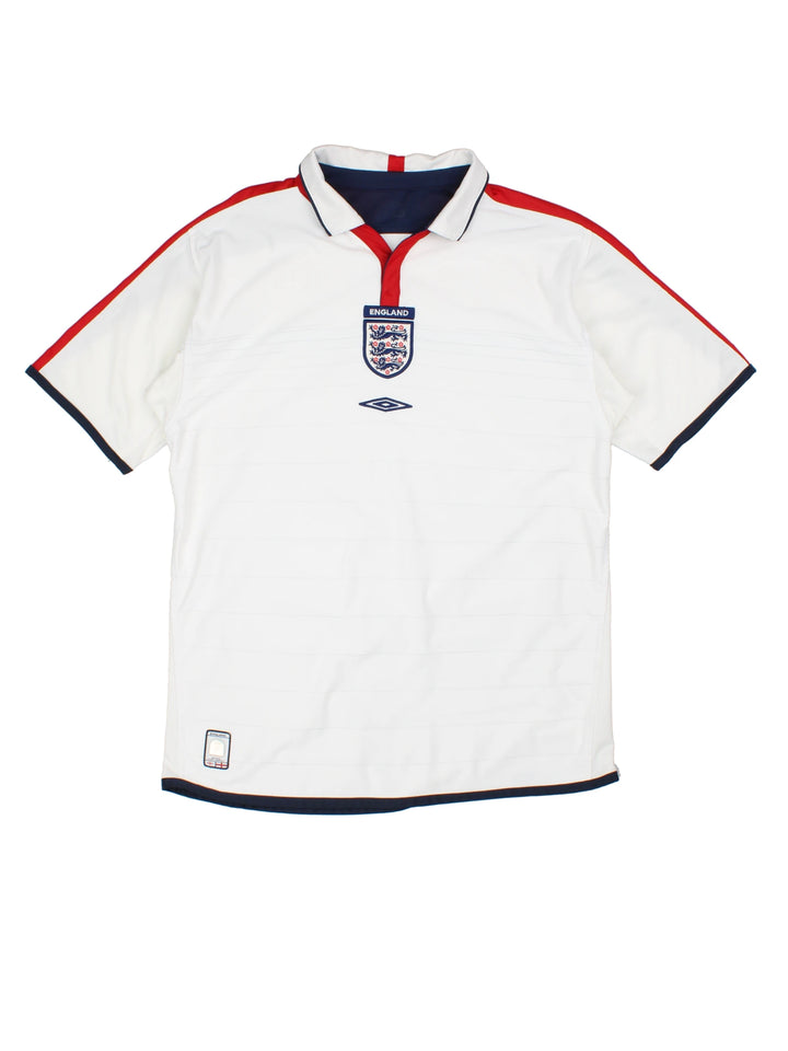England 2003-2005 Umbro Home Football Shirt (Size M)