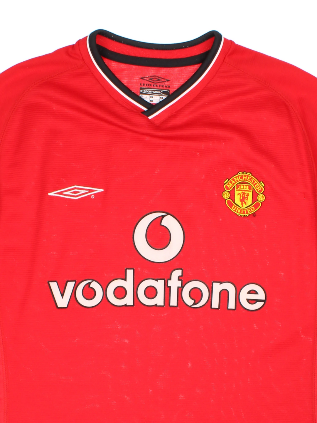 Manchester 2000-02 Umbro Home Football Shirt (Size L)
