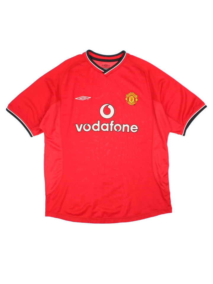 Manchester 2000-02 Umbro Home Football Shirt (Size L)