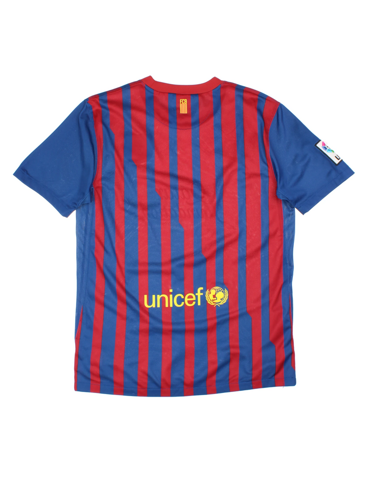 Barcelona 2011-12 Nike Home Football Shirt (Size M)