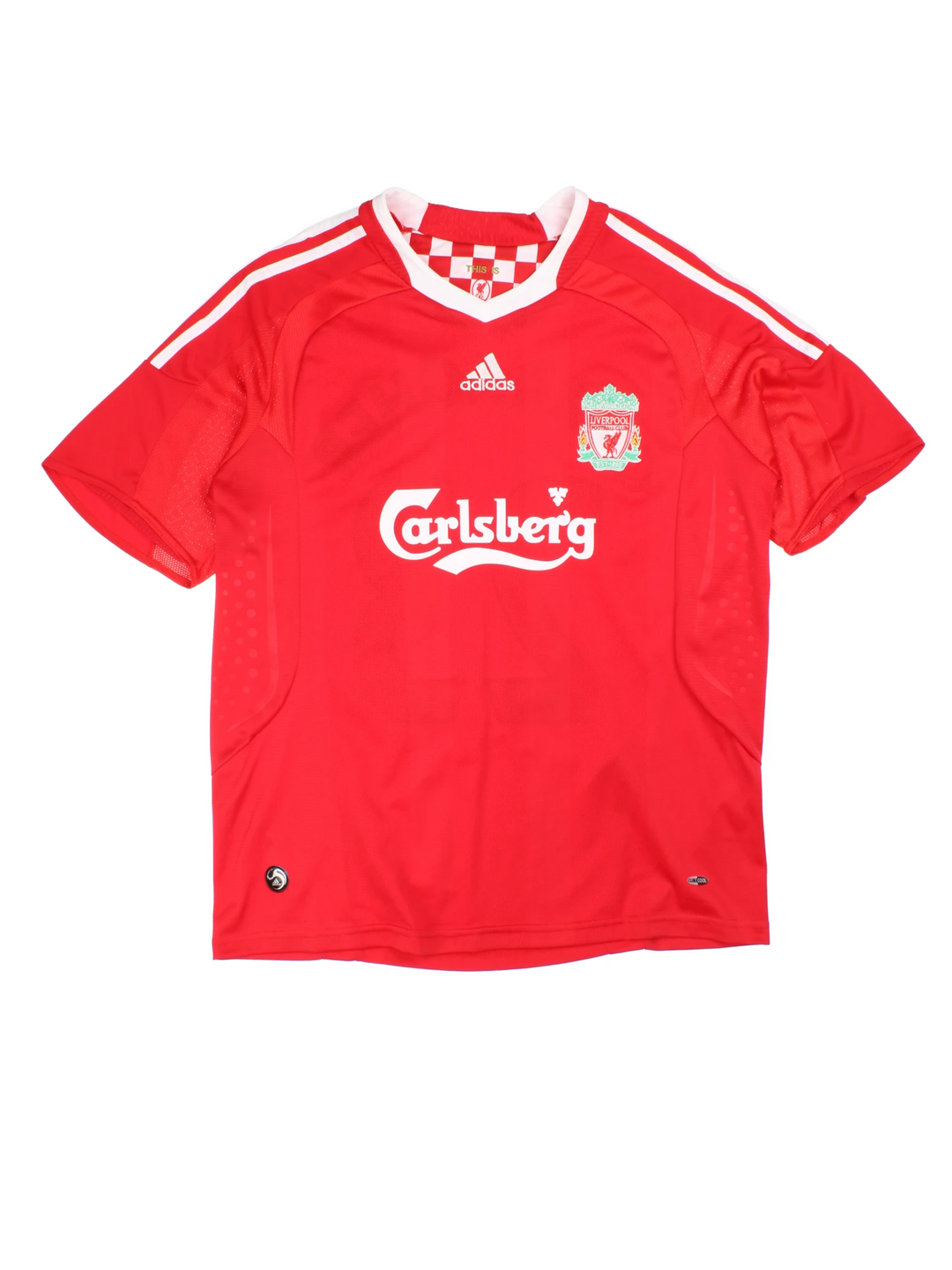 2008-2010 Liverpool F.C. Carragher Home Shirt (Size M)