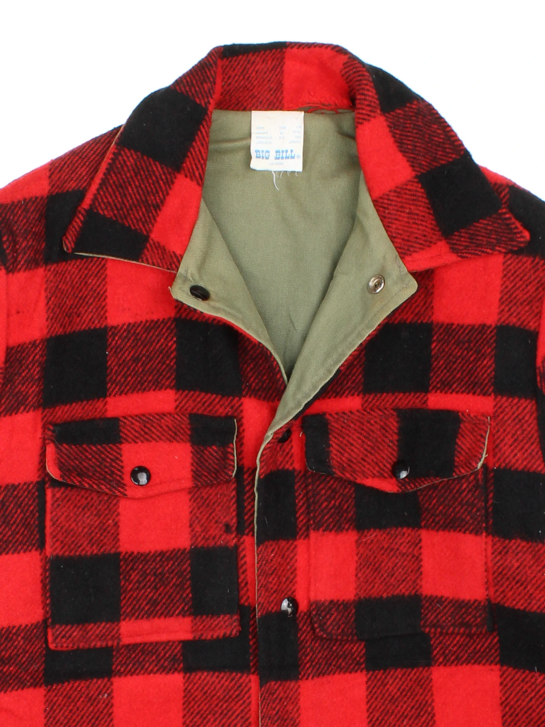 Vintage 60's Big Bill Flannel Jacket (Size S)