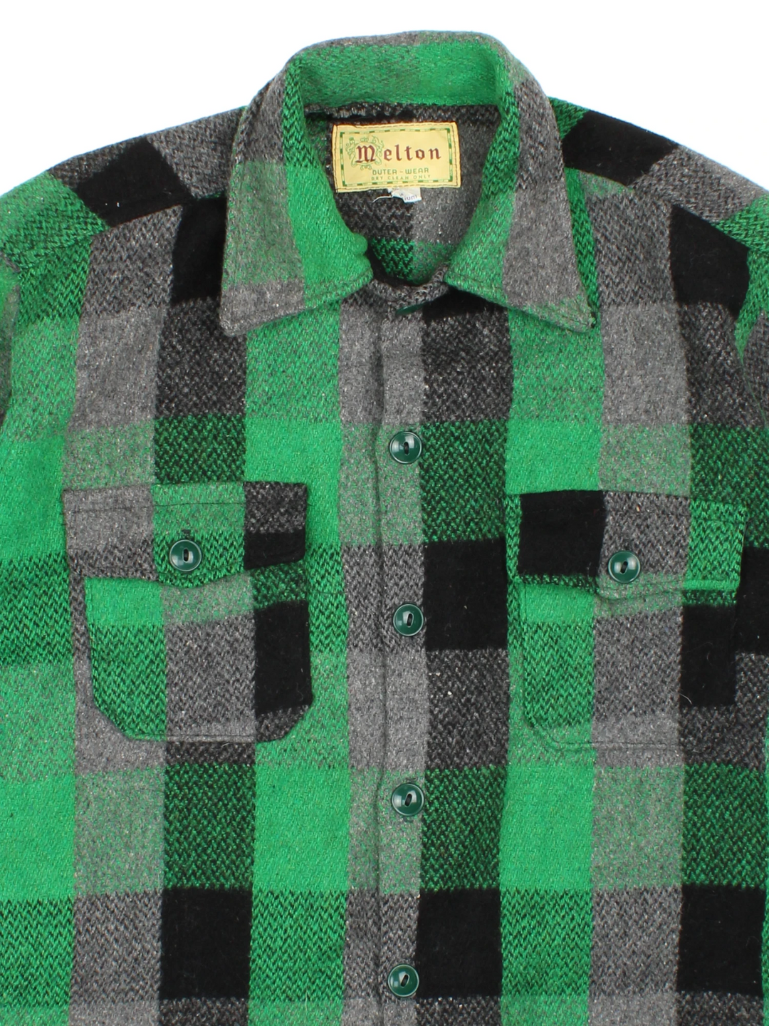 Vintage 60's Melton Flannel Jacket (Size M)