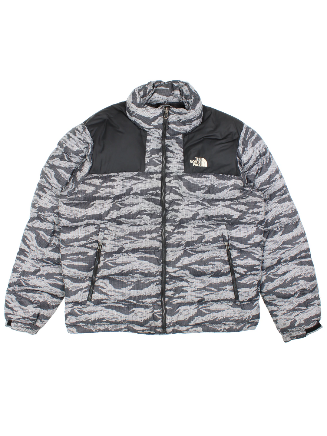 The North Face Camo Nuptse Puffer Jacket (Size L)