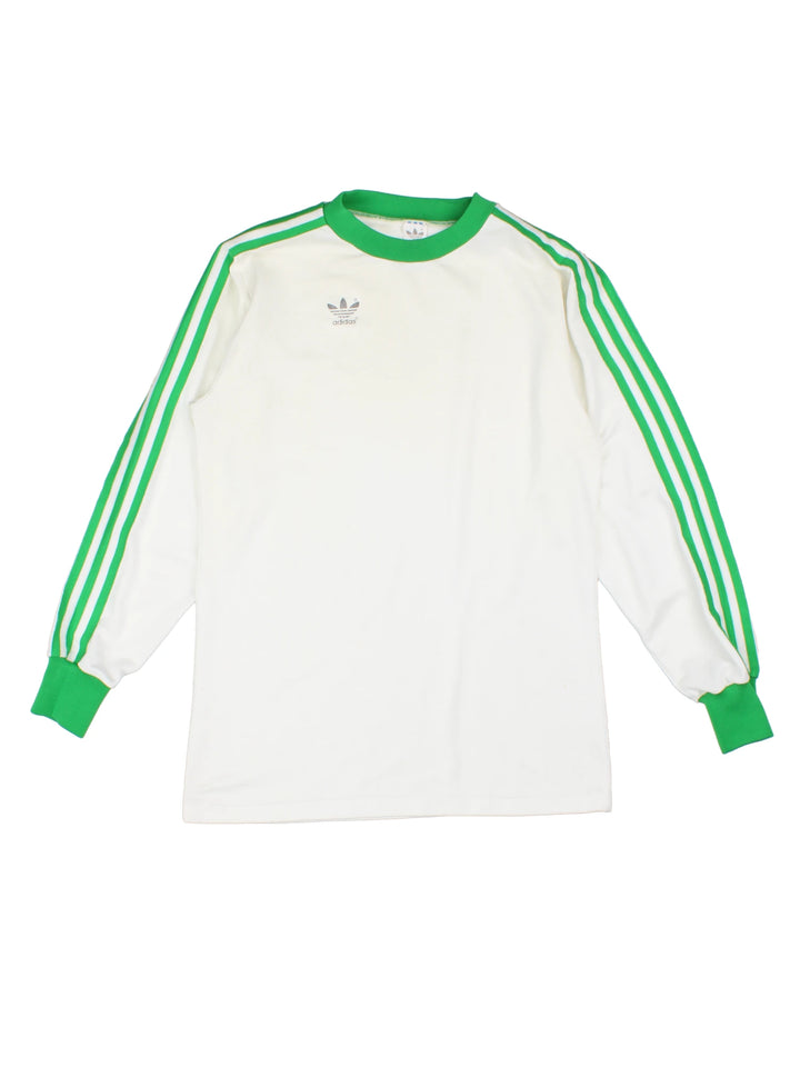 80's Adidas Trefoil Long Sleeve T-Shirt (Size S)