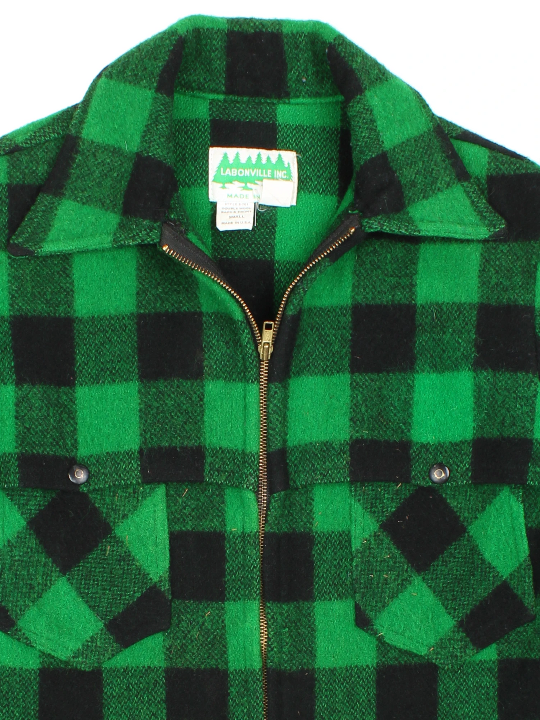 Vintage 80's Wool Flannel Jacket (Size S)