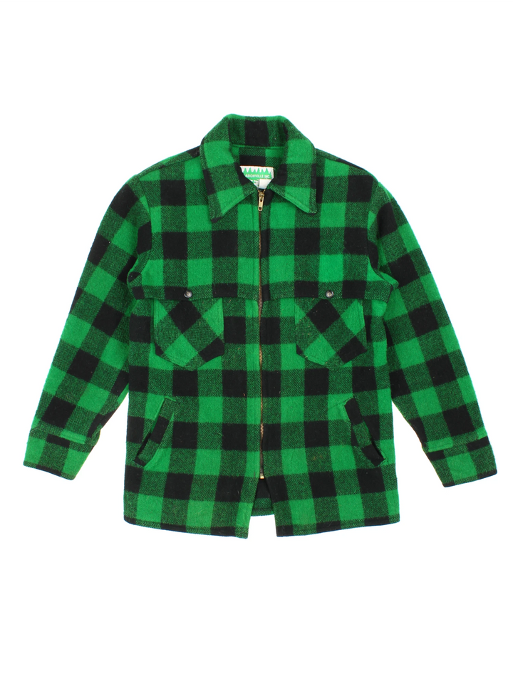 Vintage 80's Wool Flannel Jacket (Size S)
