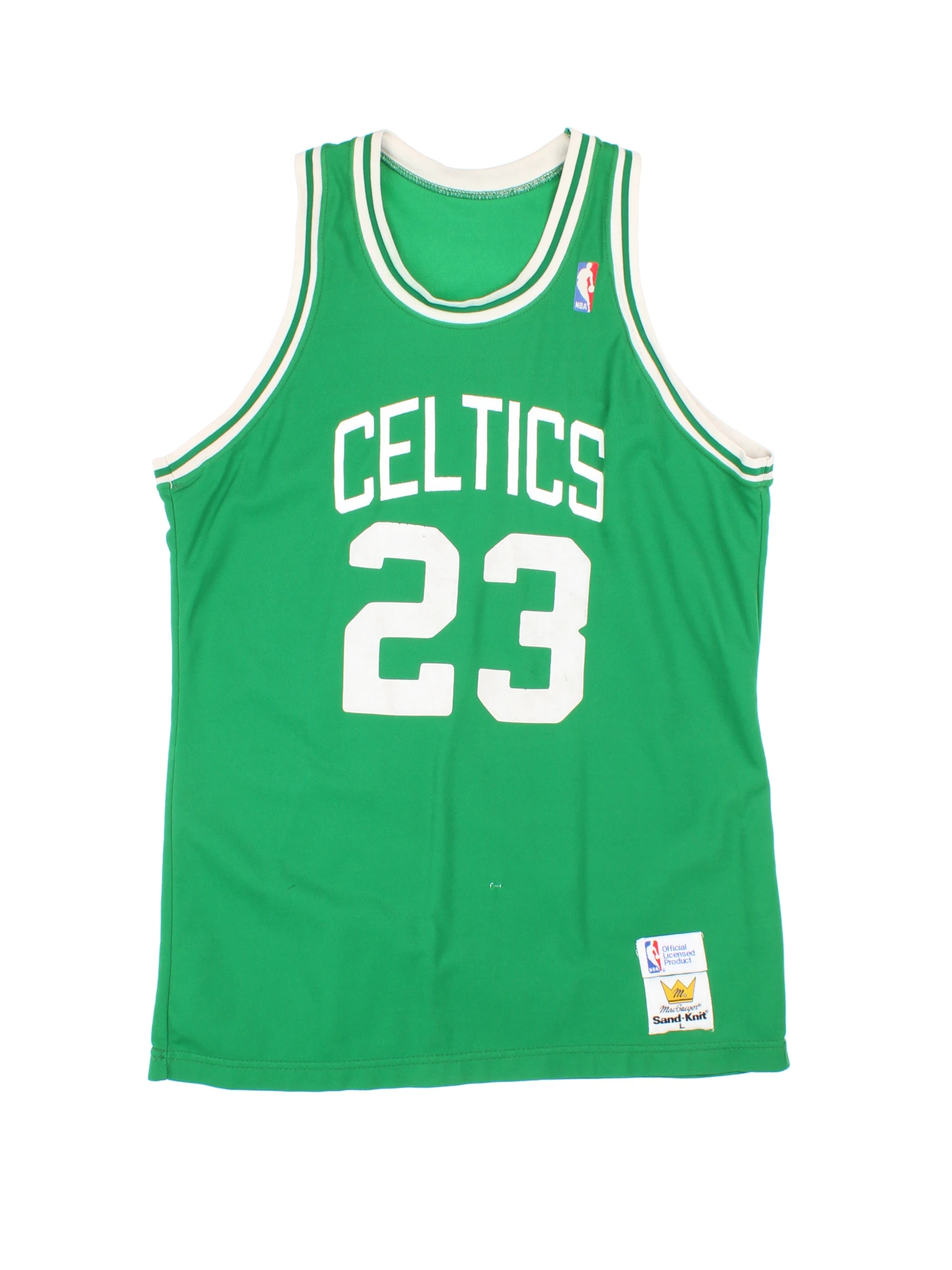 Maillot NBA Authentique Boston Celtics Larry Bird 1985-86 - Taille 2XL - Blanc/vert - Neuf Adidas - Collector