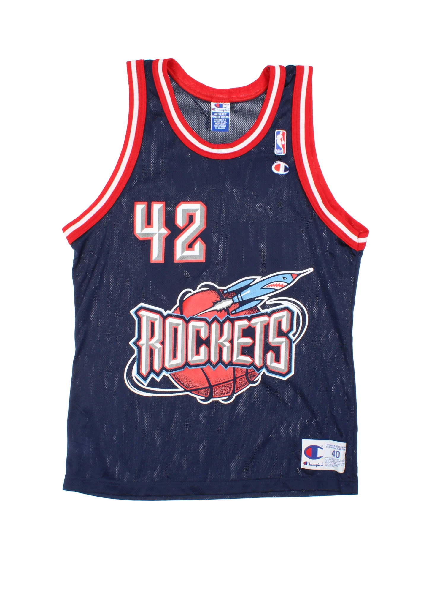 90's Champion Houston Rockets NBA Jersey (Size S) – VintageFolk