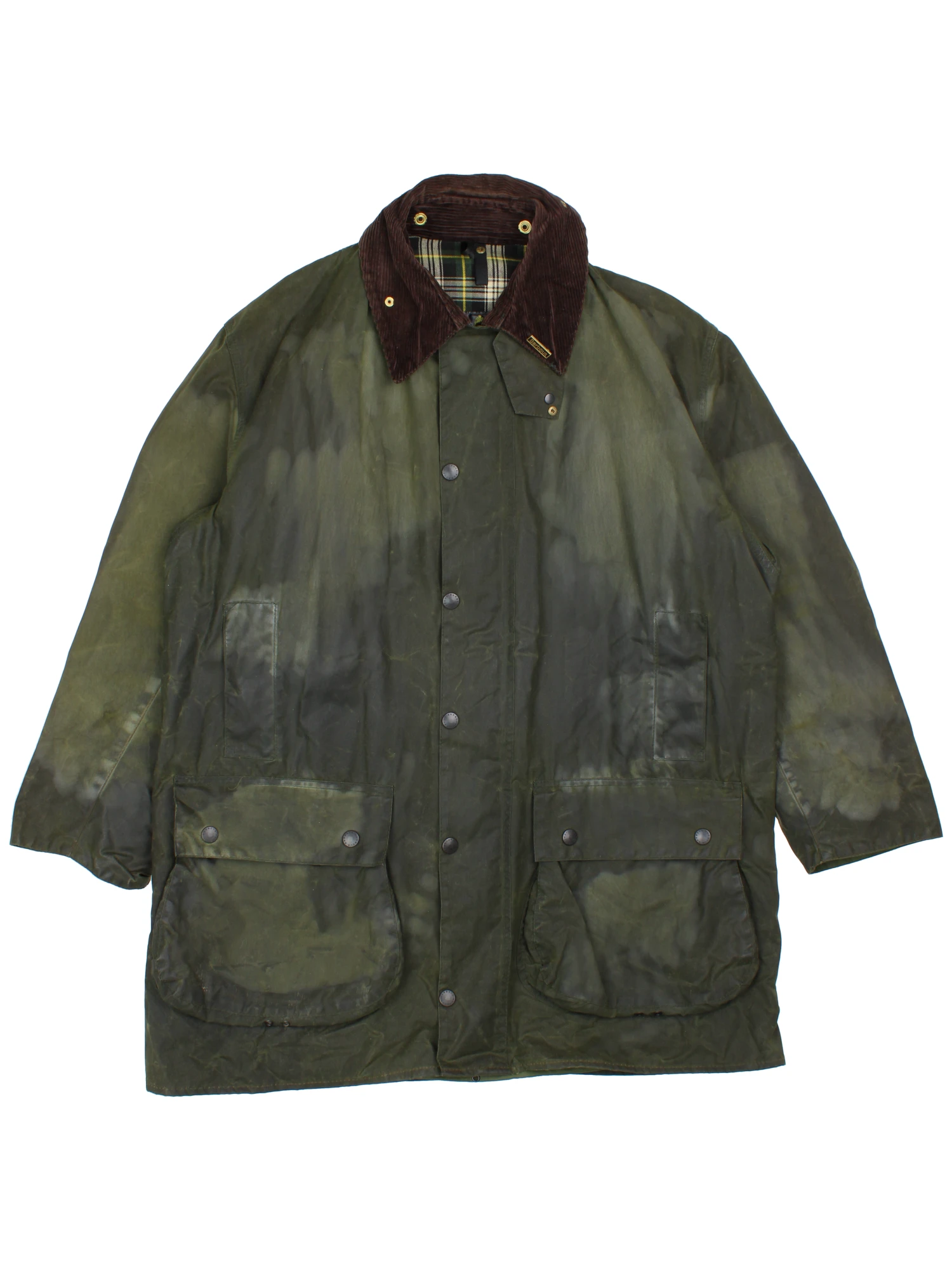 【わっきー様】Barbour BORDER JACKET SIZE 38 Barbour Boarder Wax Jacket (Size XL) – VintageFolk