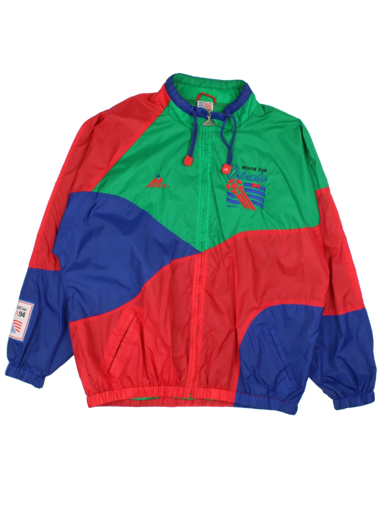 94 Apex One World Cup Windbreaker Jacket (Size XL) – VintageFolk