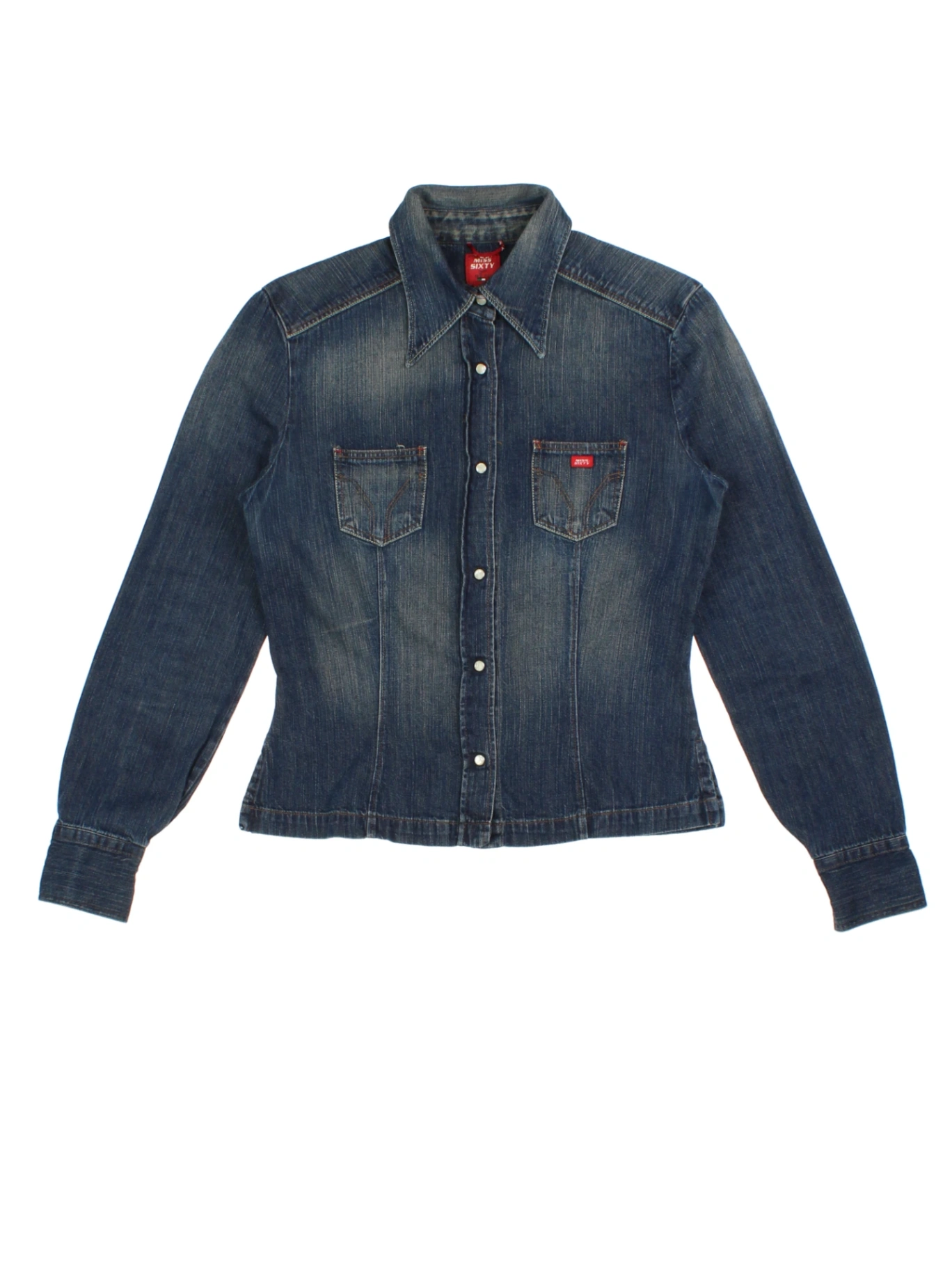 Y2K Miss Sixty Denim Shirt (Size S)