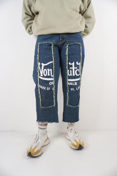 Y2K Von Dutch Cropped Jeans