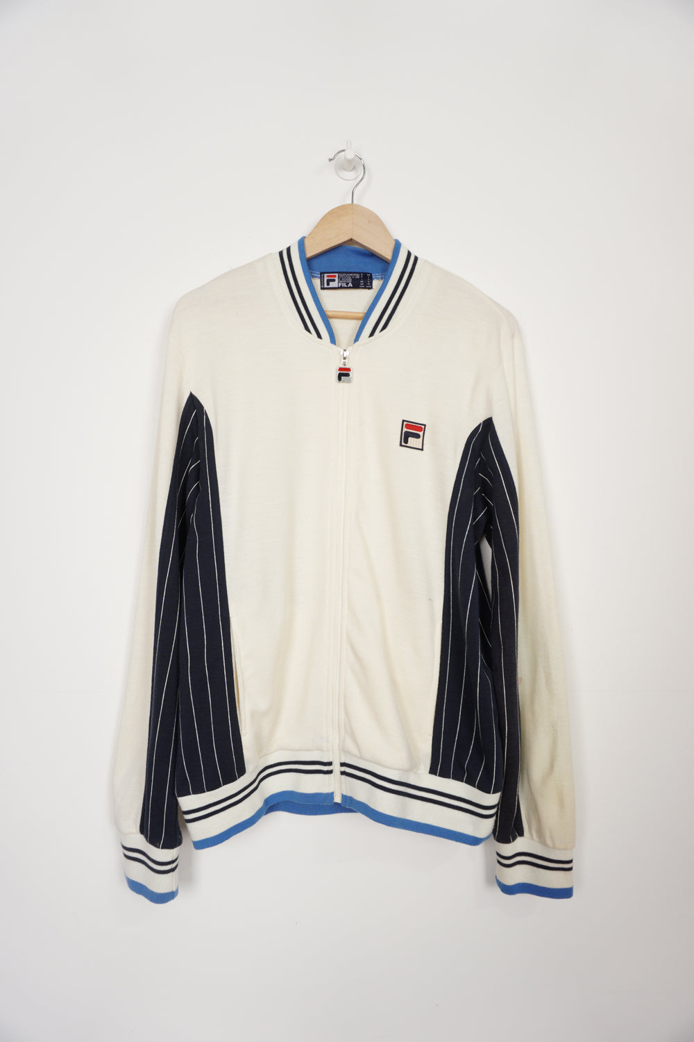 Fila White Line Tracksuit Top –