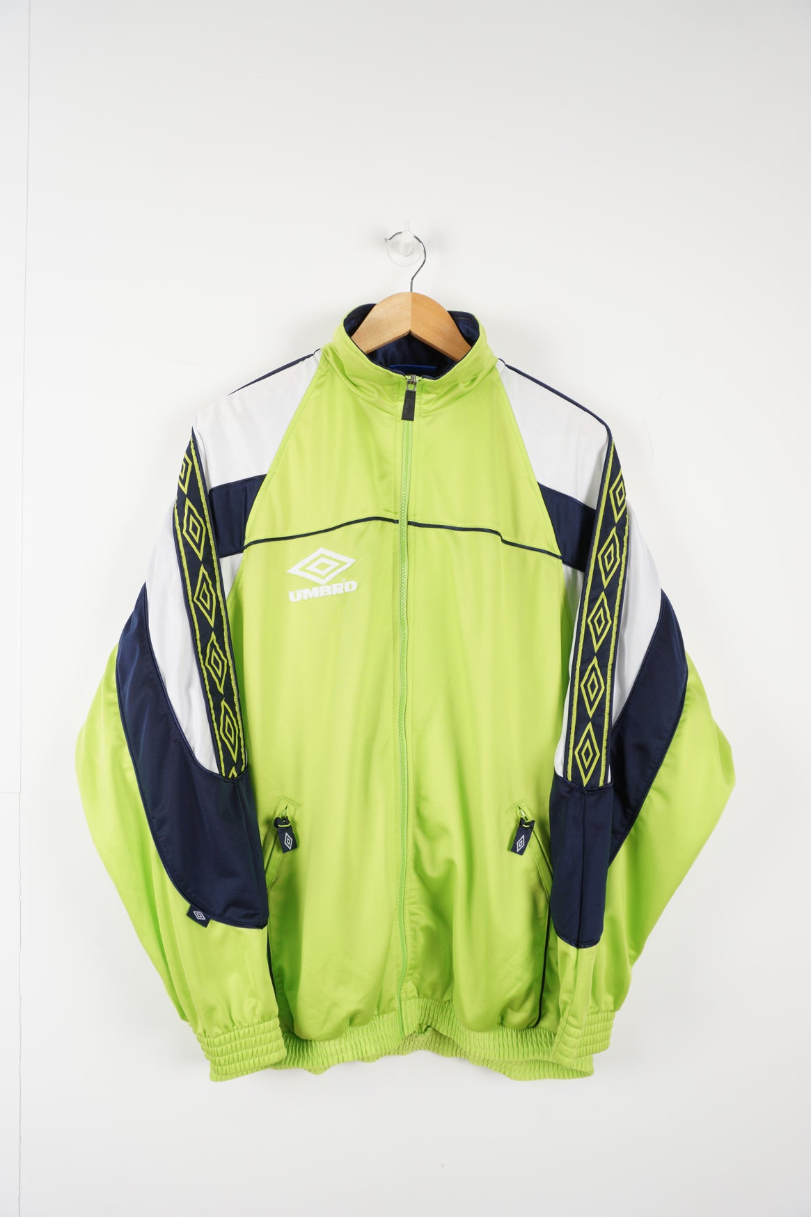 Vintage Umbro Neon Green Tracksuit Top – VintageFolk