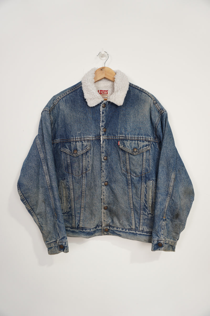 Levi Strauss Levi Wool Lined Denim Jacket Levi Strauss Co Levi's