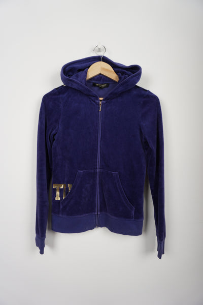 Purple Juicy Couture Velour Hoodie