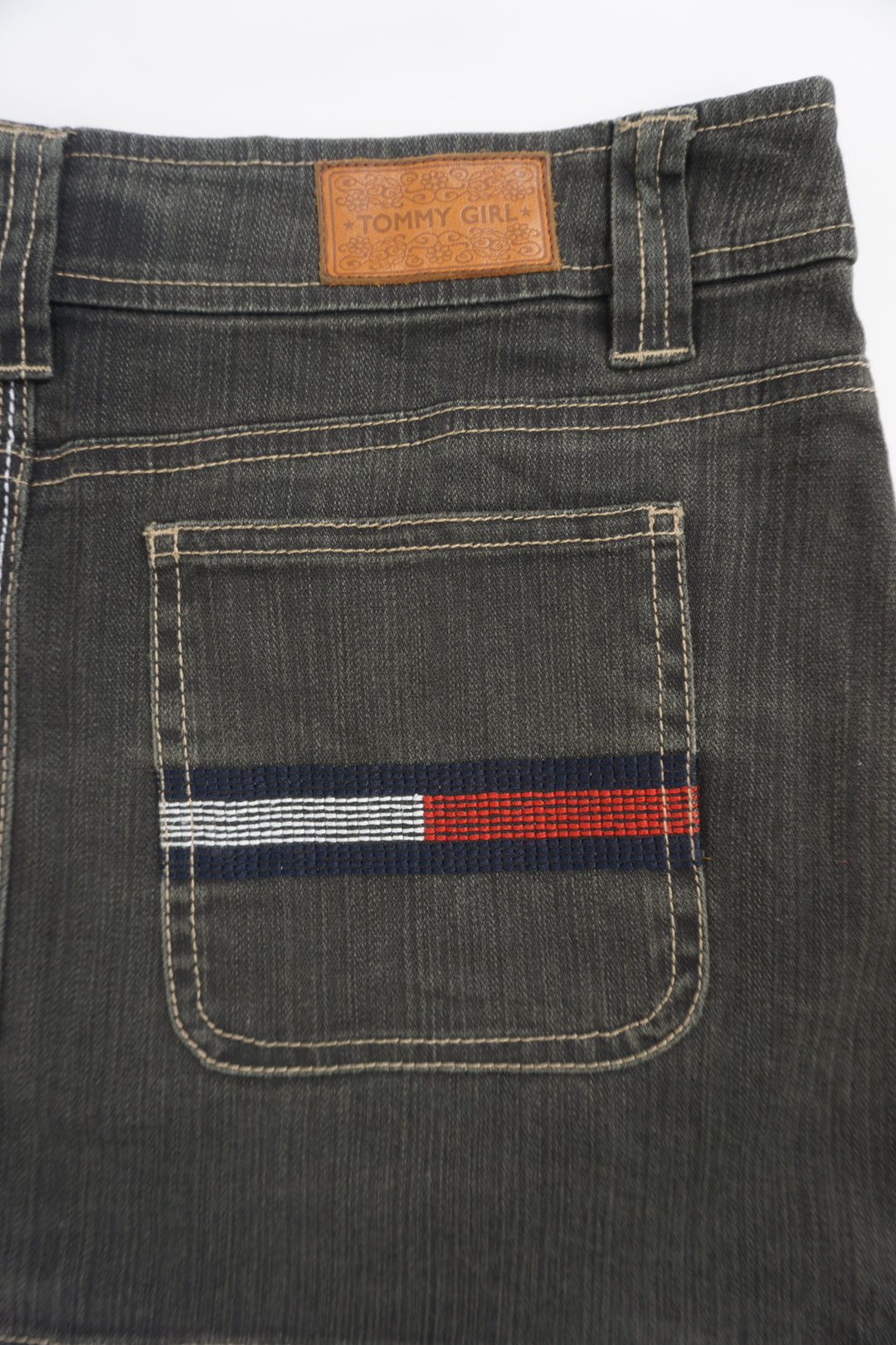 Tommy Hilfiger Denim Mini Skirt (Size M)