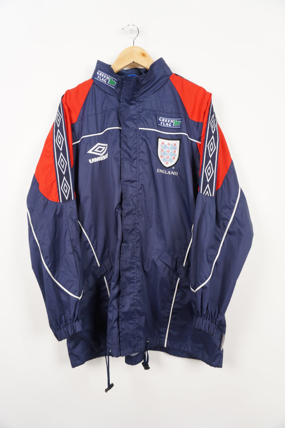 Vintage 90s Navy Umbro Tottenham Hotspur FC Training Jacket - X