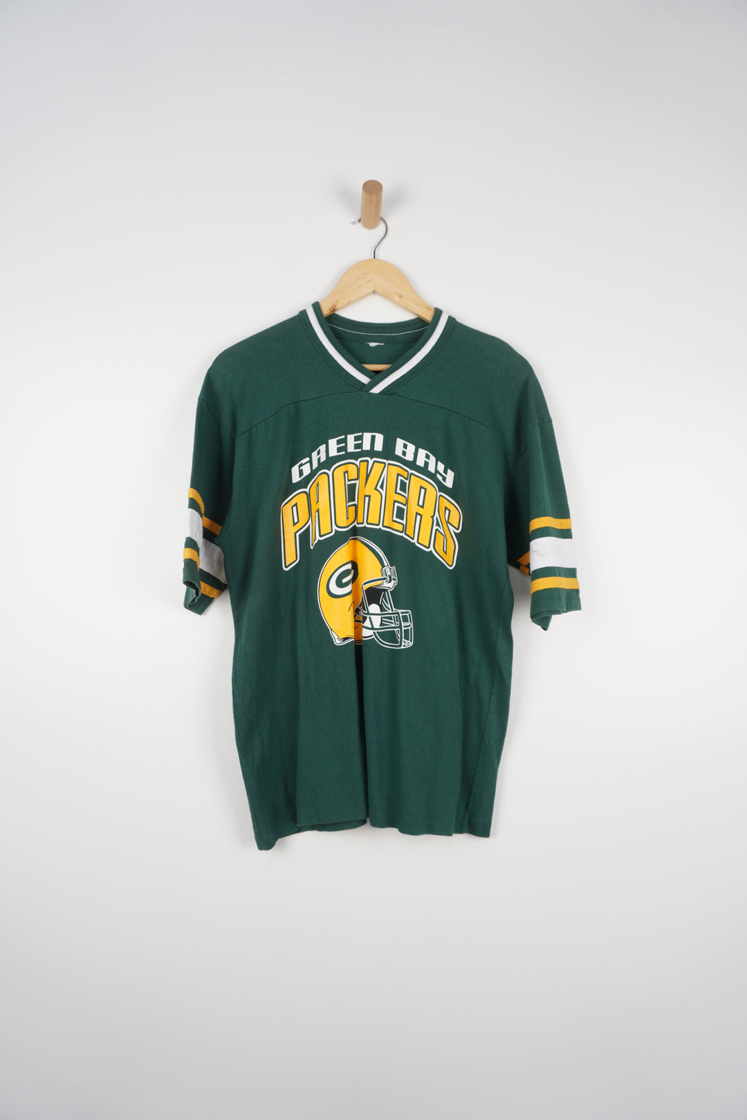 NFL Green Bay Packers Graphic Green T-Shirt (Size S)