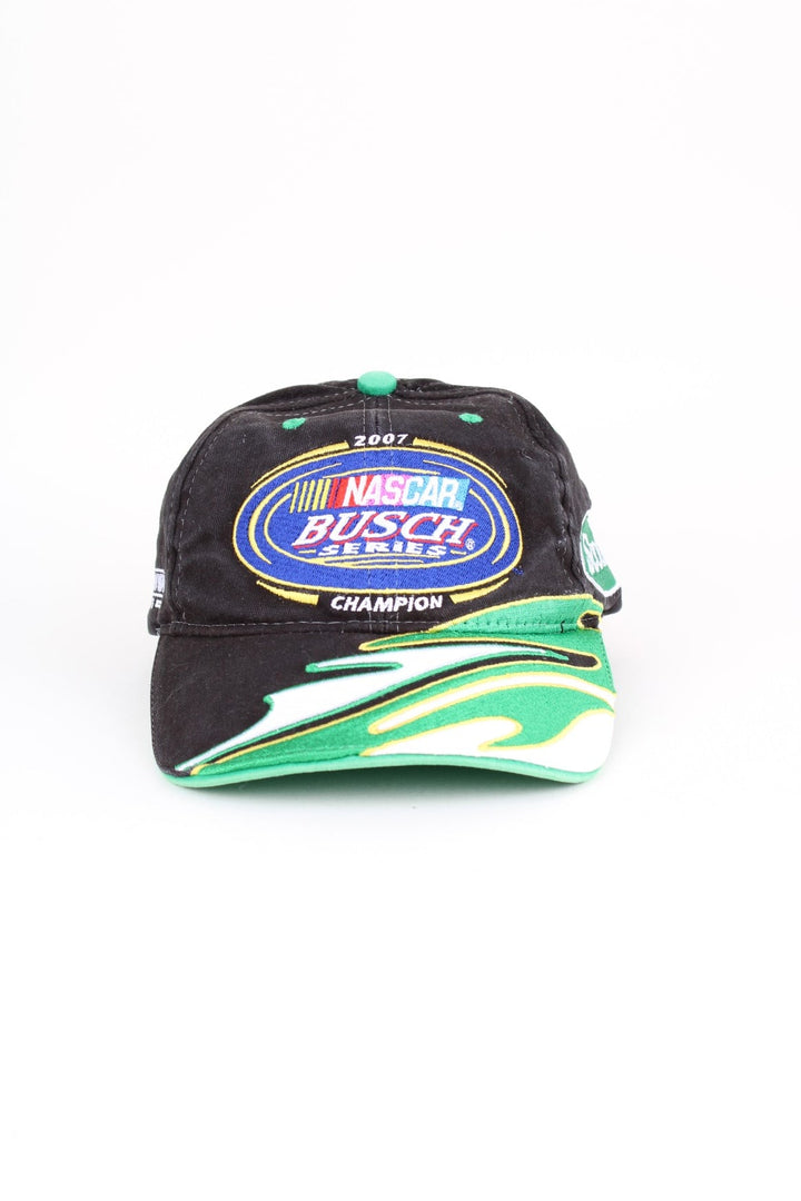 2007 Nascar Carl Edwards Scotts Cap in a black colourway with adjustable backstrap and embroidered branding.
