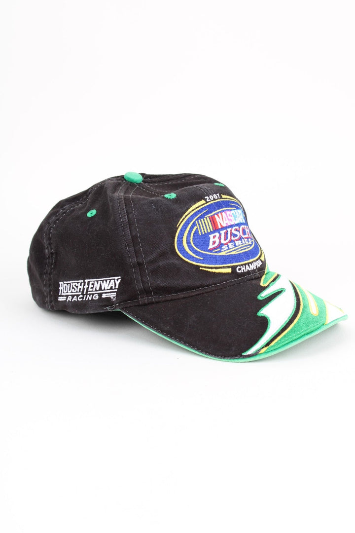 2007 Nascar Carl Edwards Scotts Cap in a black colourway with adjustable backstrap and embroidered branding.