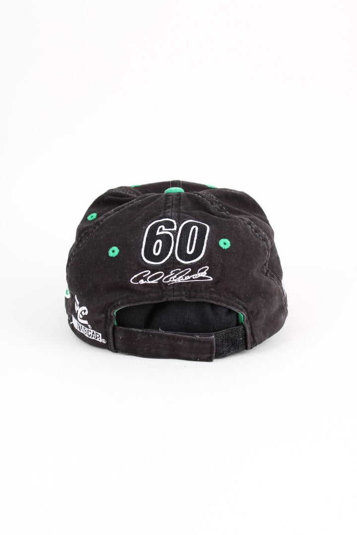 2007 Nascar Carl Edwards Scotts Cap in a black colourway with adjustable backstrap and embroidered branding.