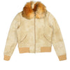 Y2K Faux Fur Bomber Jacket