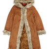 Y2K Hooded Penny Lane Afghan Coat
