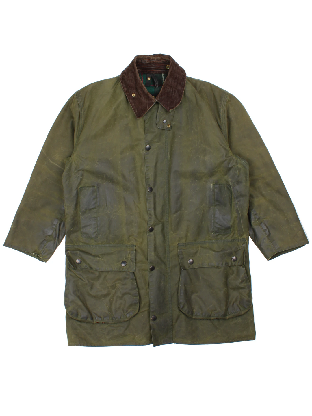 Barbour Border Wax Jacket (Size XL) – VintageFolk - Main Image