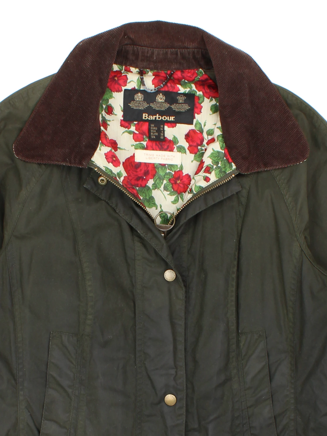 Barbour Beadnell Wax Jacket (Size M)