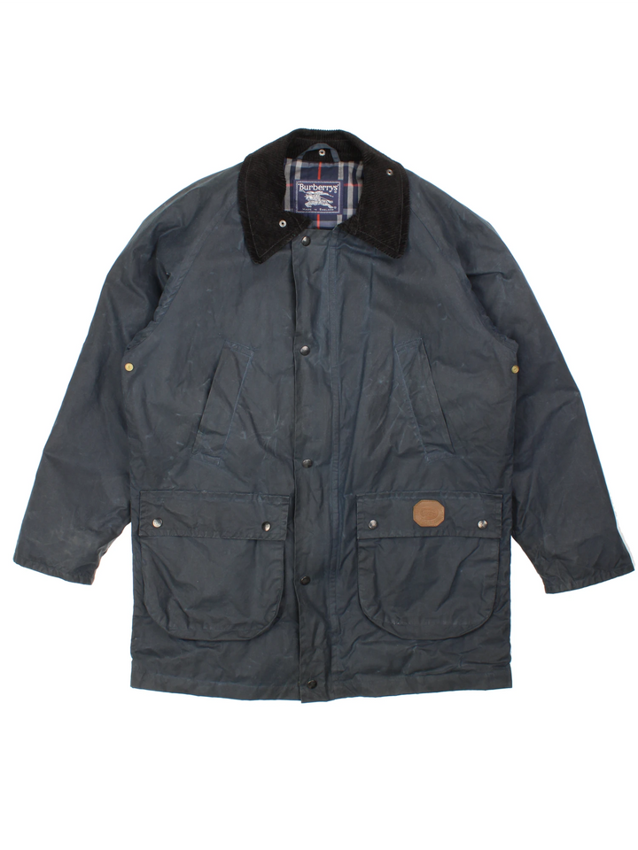 Vintage Burberry Wax Coat (Size XL)