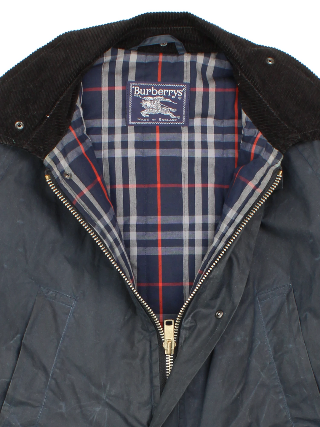 Vintage Burberry Wax Coat (Size XL)