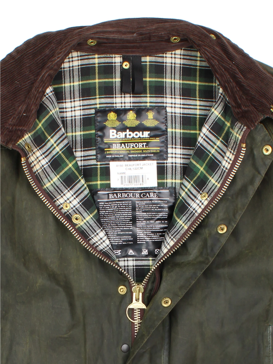 Barbour Beaufort Wax Jacket (Size XXXL)